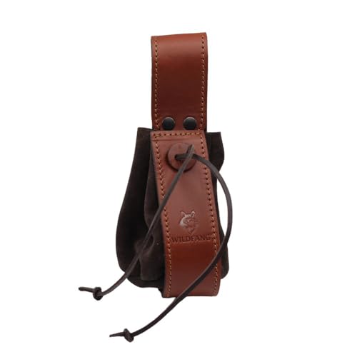 Wildfang Leckerlibeutel aus Leder, Futterbeutel für Hundetraining, Premium Hundetraining Tasche, mit Gürtelschlaufe, Braun Wildfang Leckerlibeutel aus Leder, Futterbeutel für Hundetraining, Premium Hundetraining Tasche, mit Gürtelschlaufe, Braun von Wildfang