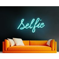 Selfie Neon Schild, Instagram Schild, Neon Lichtschild Für Wand, Teenager Zimmer Wand Dekor, Tiktok Raum Dekor, Selfie Led Schild, Selfie von WildfireDecor