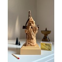 Holz Räucherfigur Handgeschnitzt - Traditionelles Räuchermännchen Zum Verräuchern Von Kegeln von Wildkrautlissi