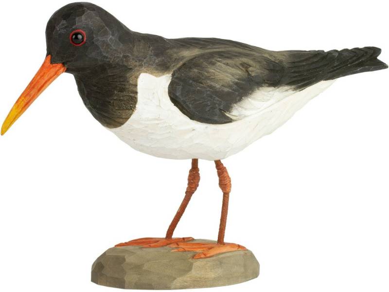 Wildlife Garden Dekofigur DecoBird Austernfischer handgeschnitzt, Holz (Linde), Länge 25,8 cm von Wildlife Garden