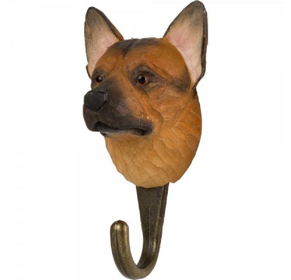 Wildlife Garden Garderobenhaken Kleiderhaken DecoHook Deutscher Schäferhund Braun von Wildlife Garden