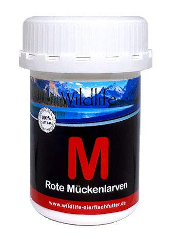 Wildlife FD Blackline - Gefriergetrockenete rote Mückenlarven, 75 ml von Wildlife