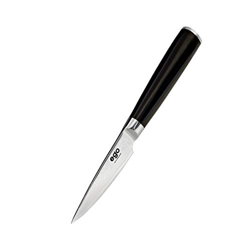 Wilfa EGO VG-10 Gemüsemesser - 9cm lange Klinge, 67 Schichten Damaststahl, japanischer VG-10 Stahlkern, Klingenhärte: HRC: 60±2 von Wilfa