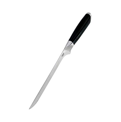 Wilfa EGO Sandvik Filetiermesser - 20cm lange Klinge, aus hochwertigem Sandvik12C27 Messerstahl, Klingenhärte: HRC: 58±2 von Wilfa