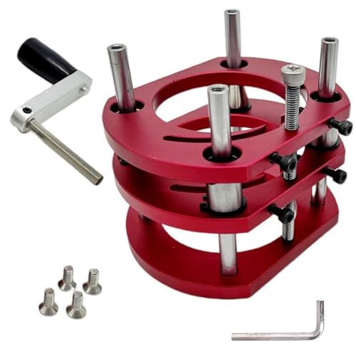 Präzise Routertisch Basis Für Die Holzbearbeitung Mit Kurbelgriff Und Vier Klemmsysteme Für Kompakte Trimmer Präzise Router Liftbasis von Wilgure