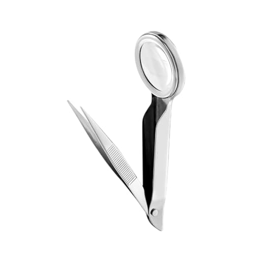 Tragbare Augenbrauen Pinzetten Mit Vergrößerung Glas Vergrößerung Glasspinzeln Für Gesichtsbehörden Haarsplinter Und Eingewachsene Haarentfernung Augenbrauenentfernung Essentials Tragbare Augenbrauen Pinzetten Mit Vergrößerung Glas Vergrößerung Glasspinzeln Für Gesichtsbehörden Haarsplinter Und Eingewachsene Haarentfernung Augenbrauenentfernung Essentials von Wilgure