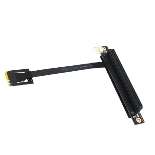 Wilgure Doppelschlüssel Für PCIE 16X Kabelkonverter Für PCIE X16-Grafikkartenadapter Verlängerungskartenkabel von Wilgure