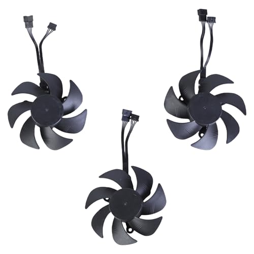 Wilgure Grafikkartenkühlungslüfter Für RTX3060 Grafikkarte Optimaled Cooling 4Pin PLA09215S12H RUTER Fan 3PCS Wilgure Grafikkartenkühlungslüfter Für RTX3060 Grafikkarte Optimaled Cooling 4Pin PLA09215S12H RUTER Fan 3PCS von Wilgure