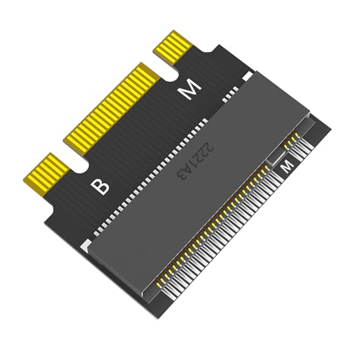 Wilgure M.2 NGFF NVMe M B Schlüssel SSD 2230 Zu 2242 Länge Verlängerung Adapter Klammern SSD Soild Festplatte Konverter Rahmen Männlichen Zu Weiblichen Computer Adapter von Wilgure