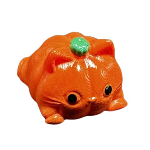 Wilgure Premium Harzkürbis Katze Keycap Einfache Installation Weitkompatibilität Mechanische Tastaturen Anpassung Halloween Kätzchen Keycap Design von Wilgure