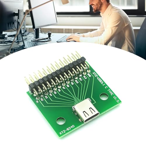 Wilgure USB 3.1 Typ C Buchse Testplatine Mit 24P Anschlussstiftleiste Zum Testen Und Debuggen Wilgure USB 3.1 Typ C Buchse Testplatine Mit 24P Anschlussstiftleiste Zum Testen Und Debuggen von Wilgure