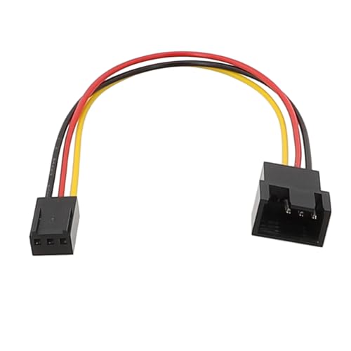Wilgure Universelles 15 cm Kleines 3PIN Auf Kleines 4PIN Lüfter Adapterkabel 2510-3PIN Auf 2540-4PIN 3+1 Verbessert Die Kühleffizienz von Wilgure