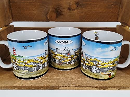 Wilhahn Hösti Jumbo Becher Robbi Moin ca.11x10cm Porzellan, 1 Becher von Wilhahn