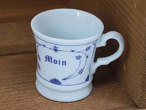 Wilhahn Mini Becher Indisch Blau Moin Pöttchen 5,3x5,3cm, aus Porzellan von Wilhahn