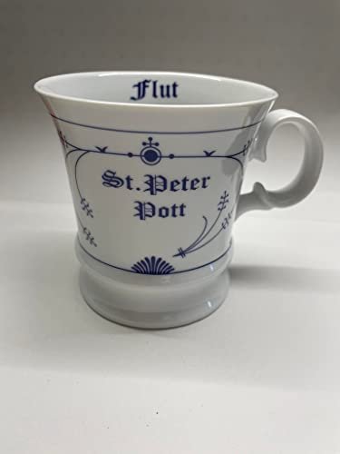 Wilhahn (früher Ocean Line Indisch Blau Herrenbecher Motiv St. Peter Pott Inhalt 300ml Farbe Weiß blau, 9,5 x 9,5 cm Wilhahn (früher Ocean Line Indisch Blau Herrenbecher Motiv St. Peter Pott Inhalt 300ml Farbe Weiß blau, 9,5 x 9,5 cm von Wilhahn