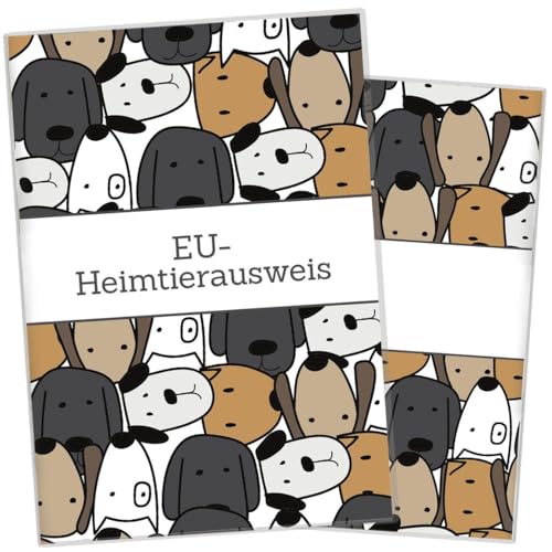 Wilhelm Fell Hülle für den EU-Heimtierausweis für Tiere I Personalisierbar für deinen Hund I Persönliche Geschenkidee für Haustierbesitzer I Schutzhülle für den Heimtierausweis (Buddy) von Wilhelm Fell