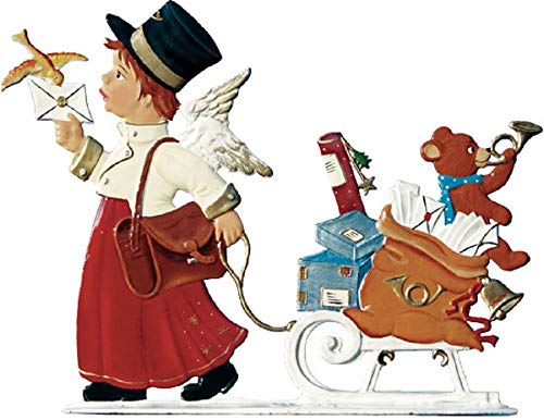 Wilhelm Schweizer Zinnfigur Engel Briefbote Jahresengel 2004 von Wilhelm Schweizer
