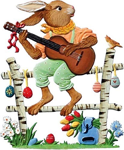 Wilhelm Schweizer Zinnfigur Hase mit Gitarre - Jahreshase 2014 von Wilhelm Schweizer