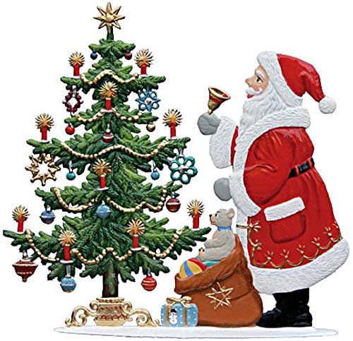 Wilhelm Schweizer Zinnfigur Nikolaus am Weihnachtsbaum von Wilhelm Schweizer