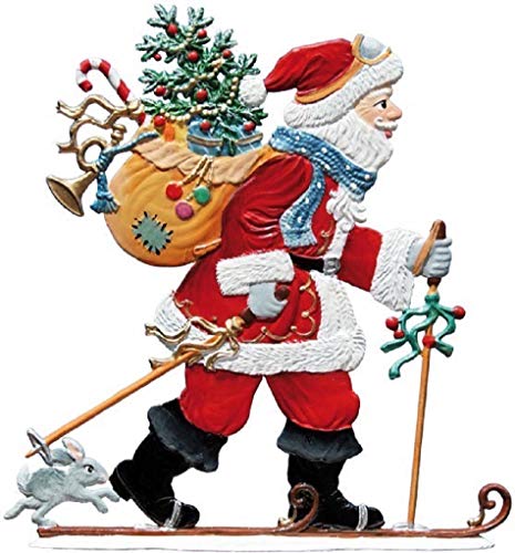 Wilhelm Schweizer Zinnfigur Nikolaus mit Ski Jahresnikolaus 2018 von Wilhelm Schweizer