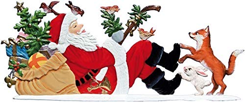 Wilhelm Schweizer Zinnfigur Nikolaus ruht Sich aus - Jahresnikolaus von 2014 von Wilhelm Schweizer