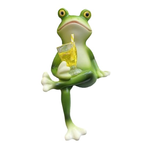 Wilitto Frosch Gartenstatuen Harz Frosch Figuren sitzend liegend trinkender Frosch Skulptur Dekoration Harz lustige Tierfigur Mikrolandschaft Feengarten Ornamente 2 Wilitto Frosch Gartenstatuen Harz Frosch Figuren sitzend liegend trinkender Frosch Skulptur Dekoration Harz lustige Tierfigur Mikrolandschaft Feengarten Ornamente 2 von Wilitto
