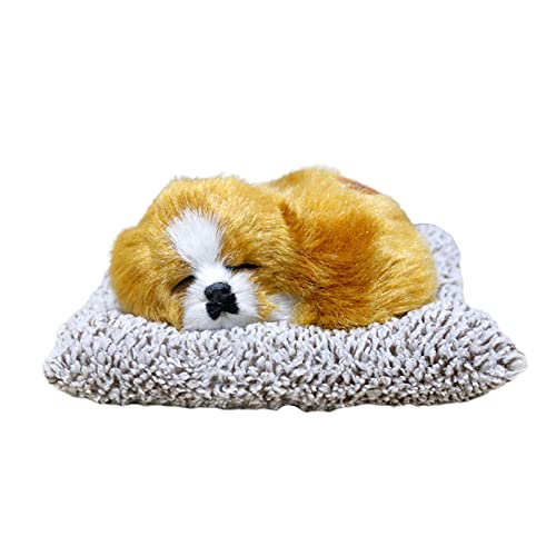 Wilitto Kätzchen Ornament Statisches Modell Kätzchen Welpe Modell Lovely Kitten Ornament Sounding Animal Model Bambus Holzkohle Auto Dekoration J von Wilitto