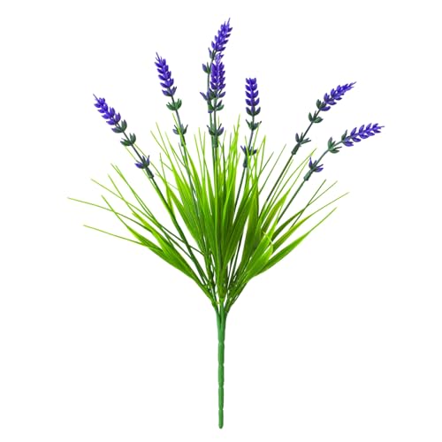 Wilitto Kunstblumen für Hochzeit, Party, wetterbeständig, künstlicher Blumenzweig mit Stiel, realistisch, wiederverwendbar, Blumenarrangement, für Innen- und Außenbereich, Garten, Violett Wilitto Kunstblumen für Hochzeit, Party, wetterbeständig, künstlicher Blumenzweig mit Stiel, realistisch, wiederverwendbar, Blumenarrangement, für Innen- und Außenbereich, Garten, Violett von Wilitto