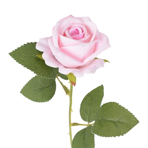 Wilitto Langlebige künstliche Rosen, künstliche Rosen, Blumenzweig mit Stiel, für Zuhause, Hochzeit, Party, Kunstblumenarrangement, Innen- und Außenbereich, Gartendekoration, Foto, Rosa Wilitto Langlebige künstliche Rosen, künstliche Rosen, Blumenzweig mit Stiel, für Zuhause, Hochzeit, Party, Kunstblumenarrangement, Innen- und Außenbereich, Gartendekoration, Foto, Rosa von Wilitto