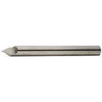 Gravierstichel Profil D D.6mm VHM Gesamt-L. 75mm Werner Wilke von Wilke