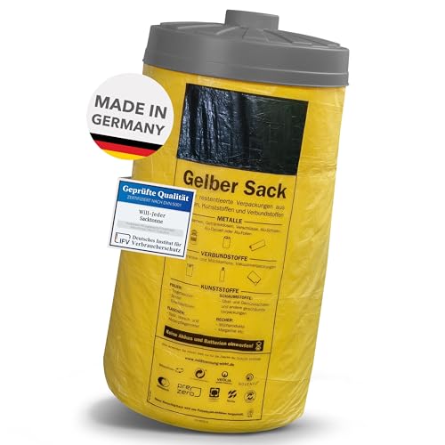 Will-Jeder keine zerrissenen gelben Säcke - Sacktonne mit Deckel - Ständer - Einfüllhilfe für Müllsackständer Will-Jeder keine zerrissenen gelben Säcke - Sacktonne mit Deckel - Ständer - Einfüllhilfe für Müllsackständer von Will-Jeder