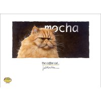 Die Kaffee Katze mokka von WillBullasStudio