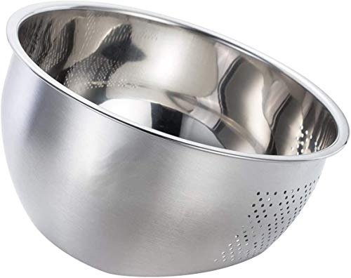 MomsCook Professional Edelstahl 3-in-1 Küche-Sieb-integrierter Sieb für Reis, Gemüse Obst von BigTron