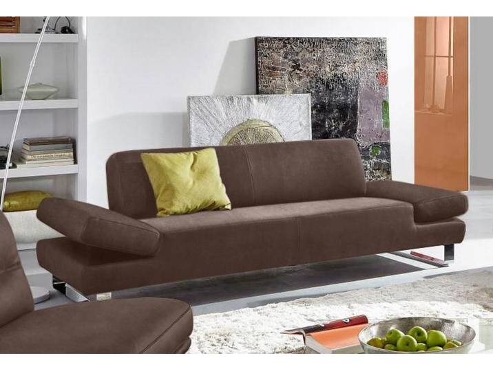 2-Sitzer W.SCHILLIG taboo , braun (chocolate s37), B:202cm H:76cm T:101cm, Flachgewebe S22 (100% Polyester);Stoff S37 (100% Polyester): Luxus-Microfaser in Lederoptik;Longlife Xtra-Leder Z59: Glattleder mit modischer Prägung. Hautstärke 0, 9 - 1, 1 mm;Longlife Xtra-Leder Z69: Das feinnarbige, gedeckte Softleder Z69 besticht durch seine außergewöhnliche Weichheit im trendigen »Vintage-Look«, Hautstärke 0, 9 - 1, 1 mm, Sofas, mit Übertiefe, inklusive Armlehnenverstellung von Willi-Schillig