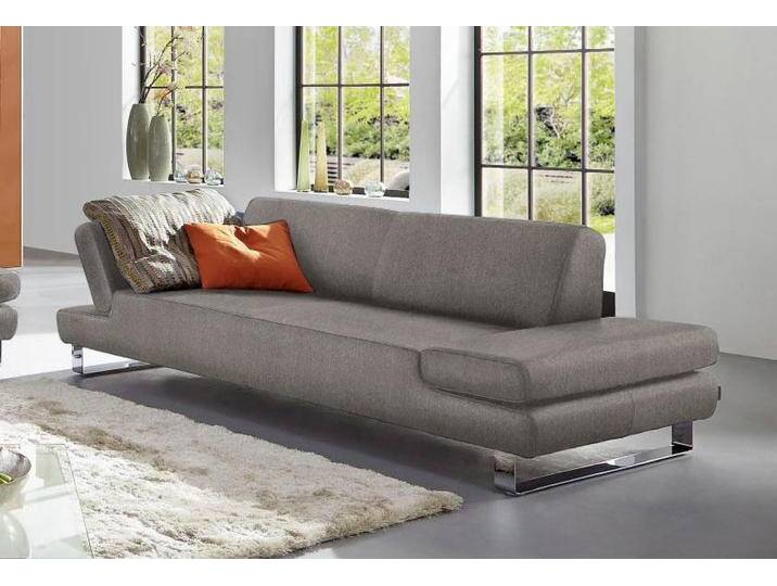 3-Sitzer W.SCHILLIG taboo Designsofa mit hohem Sitzkomfort , braun (sesame s22), B:232cm H:76cm T:101cm, Flachgewebe S22 (100% Polyester);Stoff S37 (100% Polyester): Luxus-Microfaser in Lederoptik;Longlife Xtra-Leder Z59: Glattleder mit modischer Prägung. Hautstärke 0, 9 - 1, 1 mm;Longlife Xtra-Leder Z69: Das feinnarbige, gedeckte Softleder Z69 besticht durch seine außergewöhnliche Weichheit im trendigen »Vintage-Look«, Hautstärke 0, 9 - 1, 1 mm, Sofas, mit Übertiefe, inklusive Armlehnenverstellung von Willi-Schillig