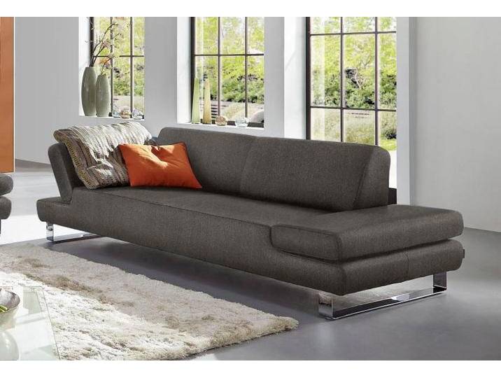 3-Sitzer W.SCHILLIG taboo Designsofa mit hohem Sitzkomfort , schwarz (pepper s22), B:232cm H:76cm T:101cm, Flachgewebe S22 (100% Polyester), Stoff S37 (100% Polyester): Luxus-Microfaser in Lederoptik, Longlife Xtra-Leder Z59: Glattleder mit modischer Prägung. Hautstärke 0, 9 - 1, 1 mm, Longlife Xtra-Leder Z69: Das feinnarbige, gedeckte Softleder Z69 besticht durch seine außergewöhnliche Weichheit im trendigen u00bbVintage-Looku00ab, Hautstärke 0, 9 - 1, 1 mm, Sofas, mit Übertiefe, inklusive Armlehnenverstellung von Willi-Schillig