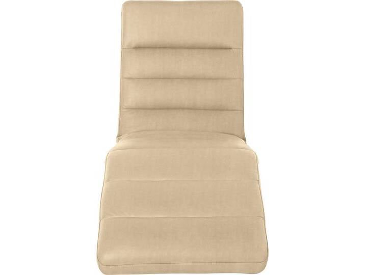 Relaxliege W.SCHILLIG daily dreams , beige (sahara s37), B:65cm H:91cm T:170cm, Longlife Xtra-Leder Z59: Glattleder mit modischer Prägung. Hautstärke 0, 9 - 1, 1 mm;Longlife Xtra-Leder Z69: Das feinnarbige, gedeckte Softleder Z69 besticht durch seine außergewöhnliche Weichheit im trendigen »Vintage-Look«, Hautstärke 0, 9 - 1, 1 mm;Stoff S37 (100% Polyester), Sofas, Funktionsliege wahlweise mit Motor, Gestell Chrom, Breite 65 cm von Willi-Schillig
