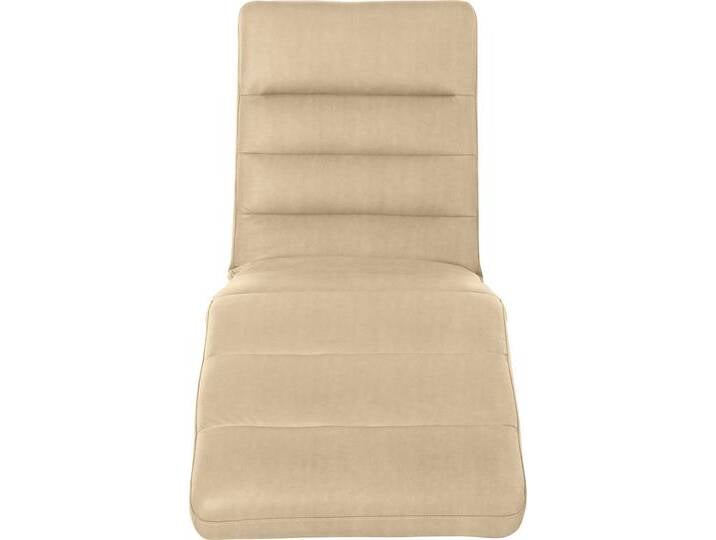 Relaxliege W.SCHILLIG daily dreams , beige (sahara s37), B:65cm H:91cm T:170cm, Longlife Xtra-Leder Z59: Glattleder mit modischer Prägung. Hautstärke 0, 9 - 1, 1 mm;Longlife Xtra-Leder Z69: Das feinnarbige, gedeckte Softleder Z69 besticht durch seine außergewöhnliche Weichheit im trendigen »Vintage-Look«, Hautstärke 0, 9 - 1, 1 mm;Stoff S37 (100% Polyester), Sofas, Funktionsliege wahlweise mit Motor, Gestell Chrom, Breite 65 cm von Willi-Schillig