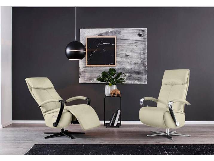 Relaxsessel W.SCHILLIG rumbaa , beige (sahara s37), B:73cm H:115cm T:84cm, Stoff S37 (100% Polyester): Luxus-Microfaser in Lederoptik, Sessel, wahlweise mit Doppelmotor, in Größen S, M & L, mit 5-Sternfuß von Willi-Schillig