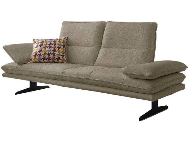 W.SCHILLIG 2,5-Sitzer broadway, Designsofa mit tollem Sitzkomfort, Sitztiefenverstellung, Kopfteil- & Seitenteilverstellung, Breite 216cm, braun von Willi-Schillig
