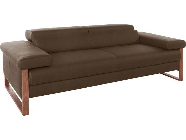 W.SCHILLIG 2,5-Sitzer finn, German Design Award 2016, Fußgestell Nussbaum natur, Breite 230 cm, braun W.SCHILLIG 2,5-Sitzer finn, German Design Award 2016, Fußgestell Nussbaum natur, Breite 230 cm, braun von Willi-Schillig