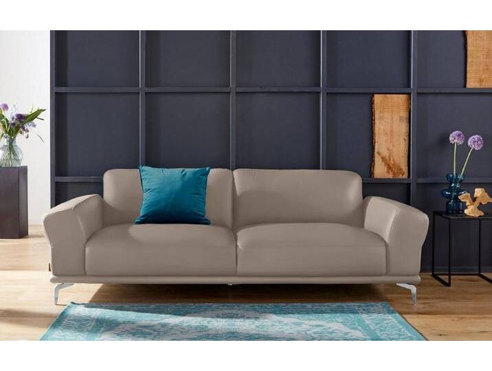 W.SCHILLIG 2,5-Sitzer montanaa, mit Metallfüßen in Chrom glänzend, Breite 232 cm, braun, stone Z59 W.SCHILLIG 2,5-Sitzer montanaa, mit Metallfüßen in Chrom glänzend, Breite 232 cm, braun, stone Z59 von Willi-Schillig