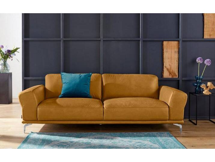 W.SCHILLIG 2,5-Sitzer montanaa, mit Metallfüßen in Chrom glänzend, Breite 232 cm, gelb, kurkuma Z69 W.SCHILLIG 2,5-Sitzer montanaa, mit Metallfüßen in Chrom glänzend, Breite 232 cm, gelb, kurkuma Z69 von Willi-Schillig