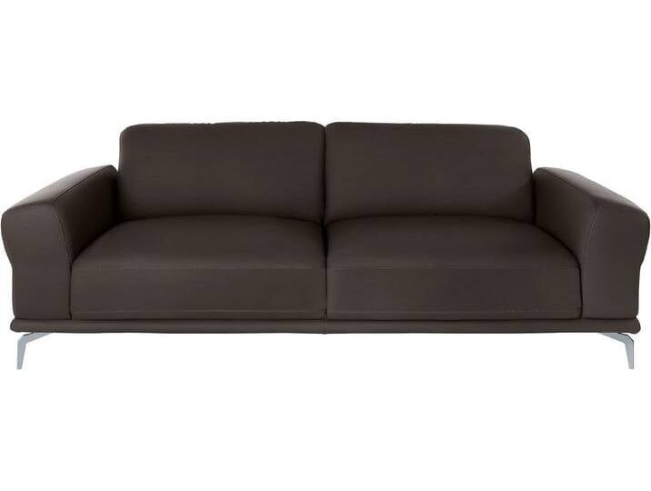 W.SCHILLIG 2,5-Sitzer montanaa, mit Metallfüßen in Silber matt, Breite 232 cm, braun, braun Z59 von Willi-Schillig