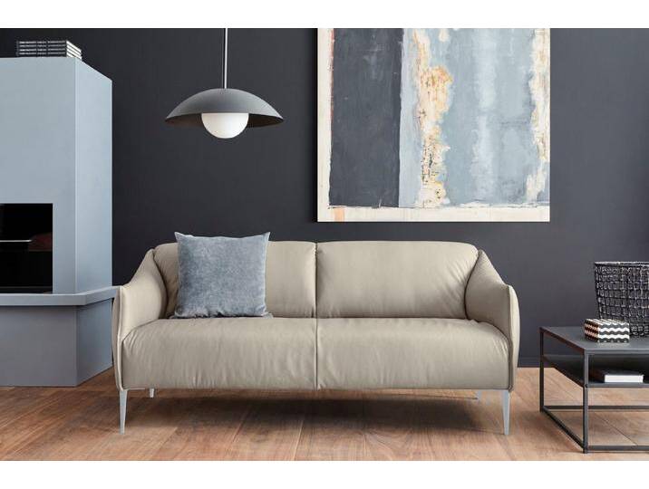 W.SCHILLIG 2,5-Sitzer sally, mit Metallfüßen in Silber matt, Breite 194 cm, grau, eisgrau Z59 von Willi-Schillig