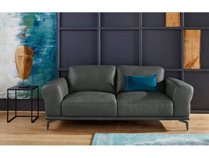W.SCHILLIG 2-Sitzer montanaa, mit Metallfüßen in Schwarz pulverbeschichtet, Breite 192 cm, grau, anthracite Z69 W.SCHILLIG 2-Sitzer montanaa, mit Metallfüßen in Schwarz pulverbeschichtet, Breite 192 cm, grau, anthracite Z69 von Willi-Schillig