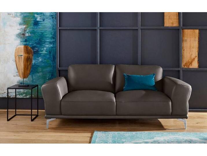 W.SCHILLIG 2-Sitzer montanaa, mit Metallfüßen in Silber matt, Breite 192 cm, braun, braun Z59 von Willi-Schillig