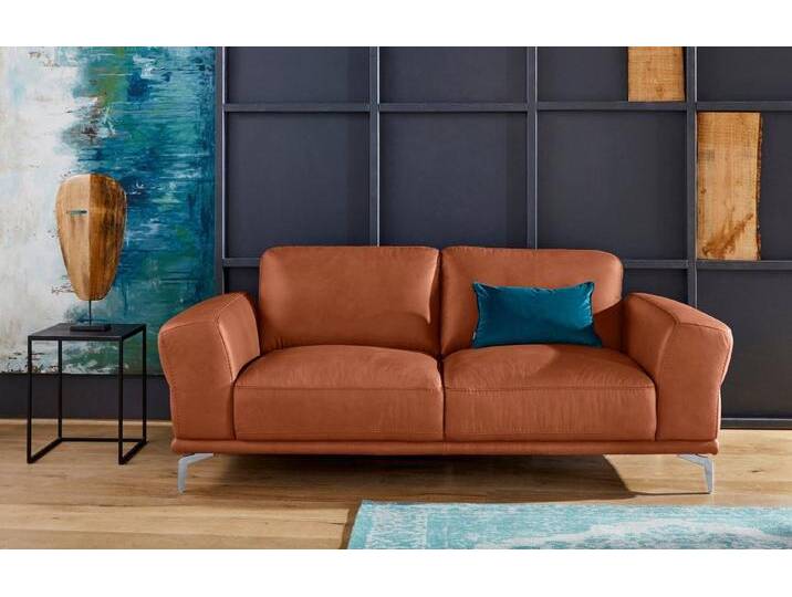W.SCHILLIG 2-Sitzer montanaa, mit Metallfüßen in Silber matt, Breite 192 cm, braun, cognac Z69 W.SCHILLIG 2-Sitzer montanaa, mit Metallfüßen in Silber matt, Breite 192 cm, braun, cognac Z69 von Willi-Schillig
