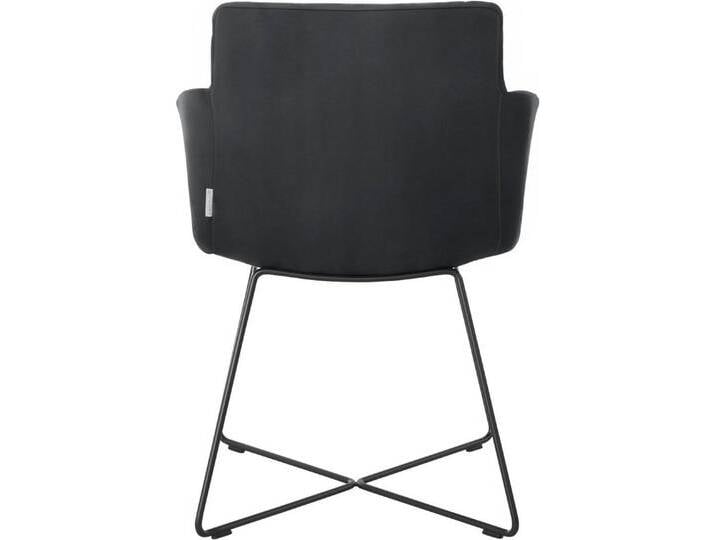 W.SCHILLIG Armlehnstuhl jakob, mit Drahtrohrgestell in Schwarz pulverbeschichtet, schwarz, schwarz Z59 von Willi-Schillig