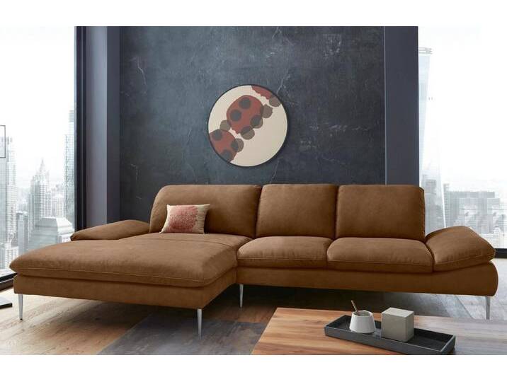 W.SCHILLIG Ecksofa enjoy&MORE, Designsofa, bequem, zeitlos und elegant, L-Form, mit Sitztiefenverstellung, Füße Chrom glänzend, Breite 340 cm, braun W.SCHILLIG Ecksofa enjoy&MORE, Designsofa, bequem, zeitlos und elegant, L-Form, mit Sitztiefenverstellung, Füße Chrom glänzend, Breite 340 cm, braun von Willi-Schillig